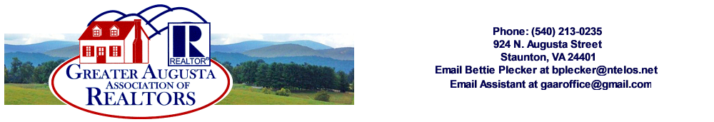 virtually staged photo Greater Augusta Virginia MLS